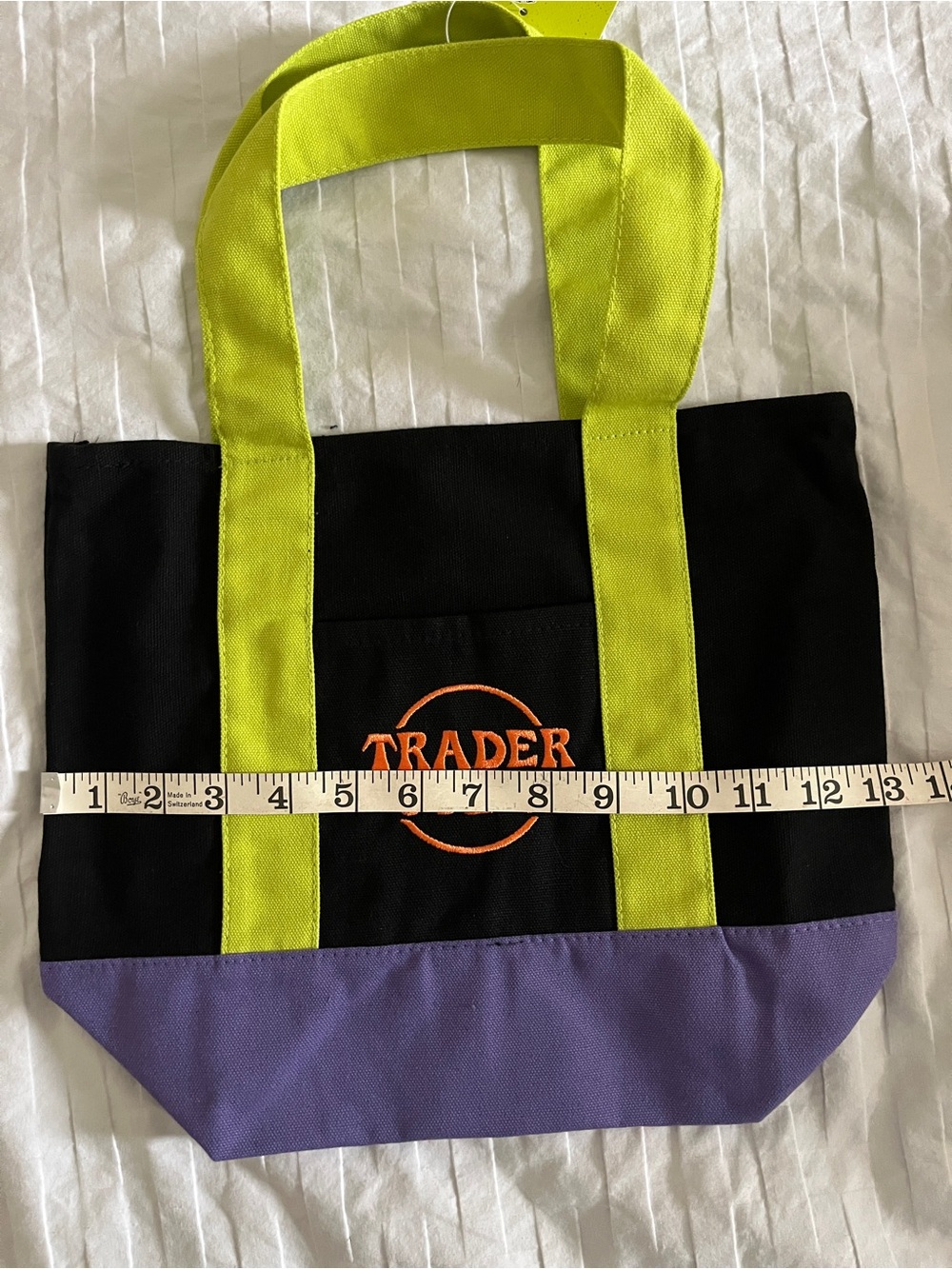 🎃 2026 NWT Full Set of 4 Trader Joe’s Halloween Mini Canvas Tote Bags - Picture 8 of 11